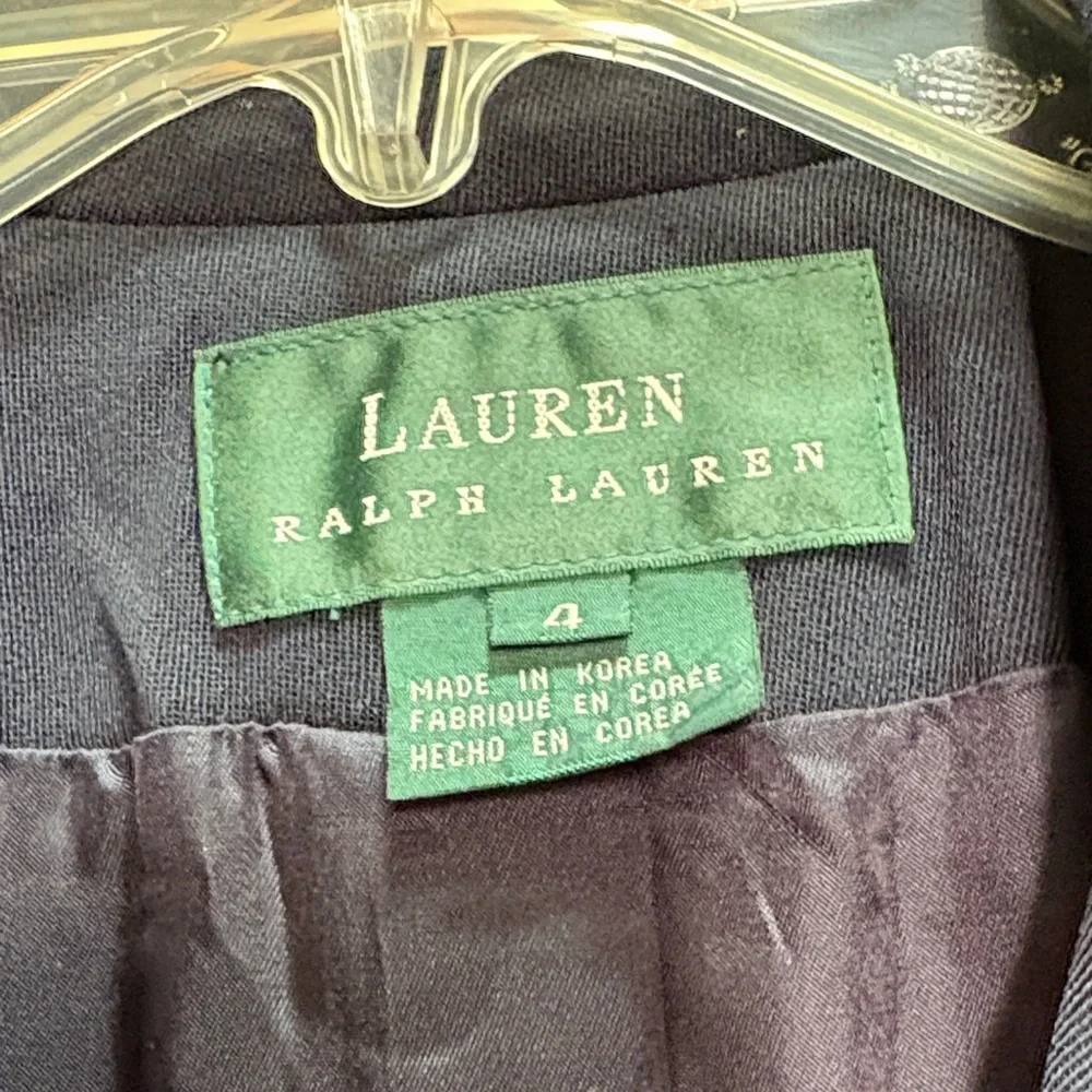 Lauren Ralph Lauren Navy Double Breasted blazer - Picture 2 of 6